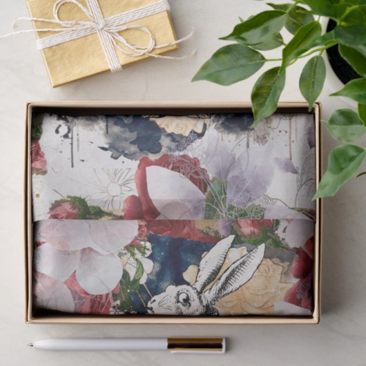  Alice in Wonderland ontkoppeling Tissuepapier (Geschenk)