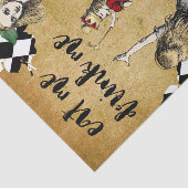 Alice in Wonderland ontkoppeling Tissuepapier (Detail)