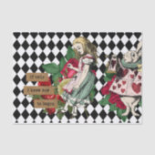 Alice in Wonderland ontkoppeling Tissuepapier (Voorkant)