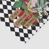 Alice in Wonderland ontkoppeling Tissuepapier (Detail)