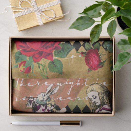 Alice in Wonderland ontkoppeling Tissuepapier (Geschenk)