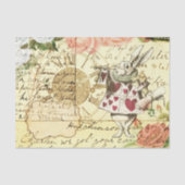 Alice in Wonderland ontkoppeling Tissuepapier (Voorkant)