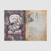  Alice in Wonderland ontkoppeling Tissuepapier (Voorkant)