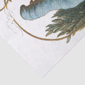 Alice in Wonderland ontkoppeling van Vintage Tissuepapier (Detail)