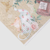 Alice in Wonderland - ontkoppelingsbrief Tissuepapier (Detail)