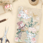 Alice in Wonderland - ontkoppelingsbrief Tissuepapier