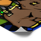 alice in wonderland ontmoet oz - tovenaar poster (Hoek)