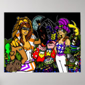 alice in wonderland ontmoet oz - tovenaar poster (Voorkant)