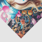 Alice in Wonderland - Ontvangstpagina Tissuepapier (Detail)