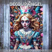 Alice in Wonderland - Ontvangstpagina Tissuepapier