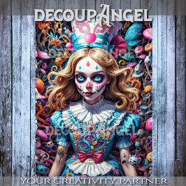 Alice in Wonderland - Ontvangstpagina Tissuepapier