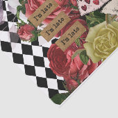 Alice in Wonderland Ontvangstverbod Witte konijn Tissuepapier (Detail)