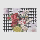 Alice in Wonderland Ontvangstverbod Witte konijn Tissuepapier (Voorkant)