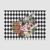  Alice in Wonderland Ontvangstverbod Witte konijn Tissuepapier (Voorkant)