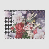 Alice in Wonderland Ontvangstverbod Witte konijn Tissuepapier (Voorkant)