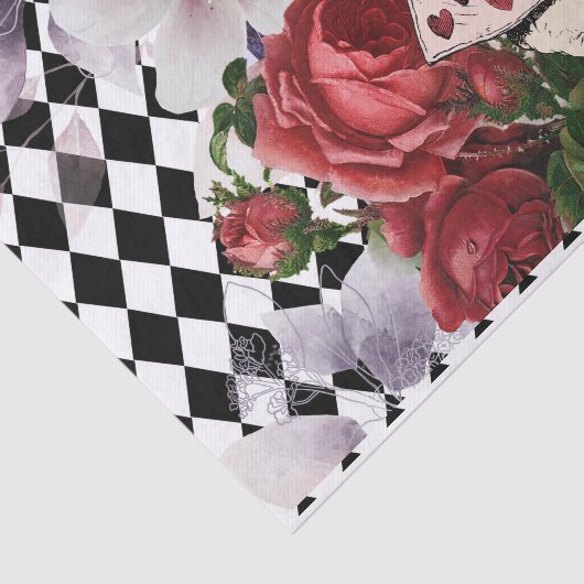 Alice in Wonderland Ontvangstverbod Witte konijn Tissuepapier (Detail)