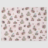 Alice in Wonderland Ontwerpen  Roze Tissuepapier (Voorkant)