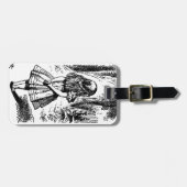 Alice in Wonderland - oorspronkelijke illustratie Bagagelabel (Voorkant horizontaal)