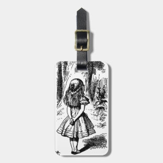Alice in Wonderland - oorspronkelijke illustratie Bagagelabel