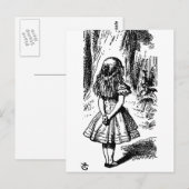 Alice in Wonderland - oorspronkelijke illustratie Briefkaart (Voorkant / Achterkant)