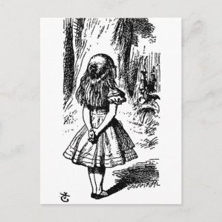 Alice in Wonderland - oorspronkelijke illustratie Briefkaart