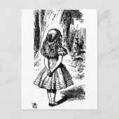 Alice in Wonderland - oorspronkelijke illustratie Briefkaart (Voorkant)