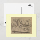 Alice in Wonderland: Oorspronkelijke partij Briefkaart (Voorkant / Achterkant)