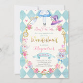 Alice in Wonderland op de dag van de uitnodiging v (Voorkant)