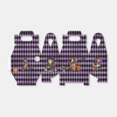 Alice in Wonderland op Halloween Violet Harlequin Bedankdoosjes (Uitgevouwen)