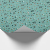 Alice in Wonderland op het thema Peacock Fantasy Cadeaupapier (Hoek)