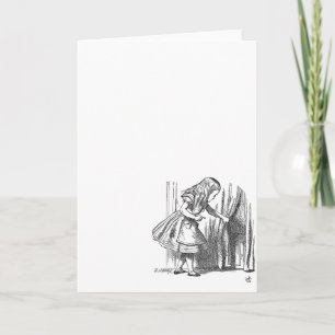 Alice in Wonderland op zoek naar de deur Kaart