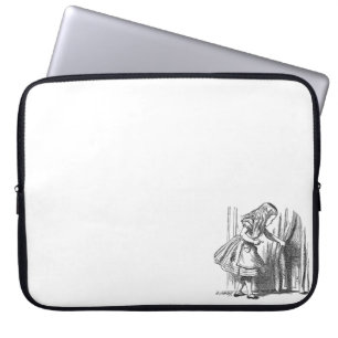  Alice in Wonderland op zoek naar de deur Laptop Sleeve