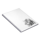 Alice in Wonderland op zoek naar de deur Notitieboek (Rechterzijde)