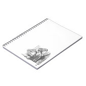 Alice in Wonderland op zoek naar de deur Notitieboek (Linkerzijde)