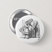  Alice in Wonderland op zoek naar de deur Ronde Button 5,7 Cm (Voorkant /achterkant)