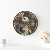 Alice in Wonderland Oude Witte Konijn Grote Klok (Huis)