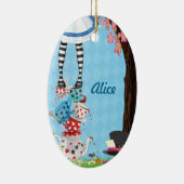 Alice in Wonderland Oval Ornament (Rechts)