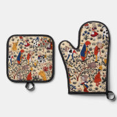 Alice in Wonderland Ovenwant & Pannenlap Set (Voorkant)