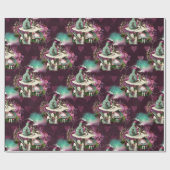 Alice in Wonderland, Paars van de Caterpijler Cadeaupapier (Vlak)