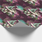 Alice in Wonderland, Paars van de Caterpijler Cadeaupapier (Hoek)