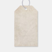 Alice in Wonderland Pack van 10 Faux Perkament Cadeaulabel (Achterkant)