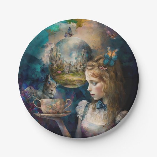 Alice in Wonderland Paper Bord (Voorkant)