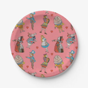 Alice in Wonderland Paper Borden Papieren Bordje