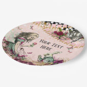 Alice in Wonderland Paper Borden Papieren Bordje (Gekanteld)