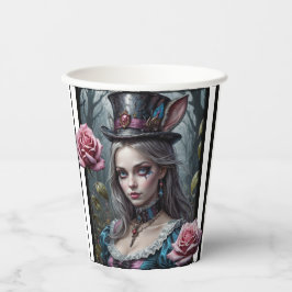 Alice in Wonderland Paper cup Papieren Bekers