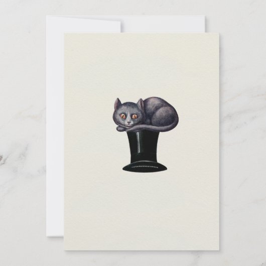 Alice in Wonderland  Paper Cut Outs Kaart (Achterkant)