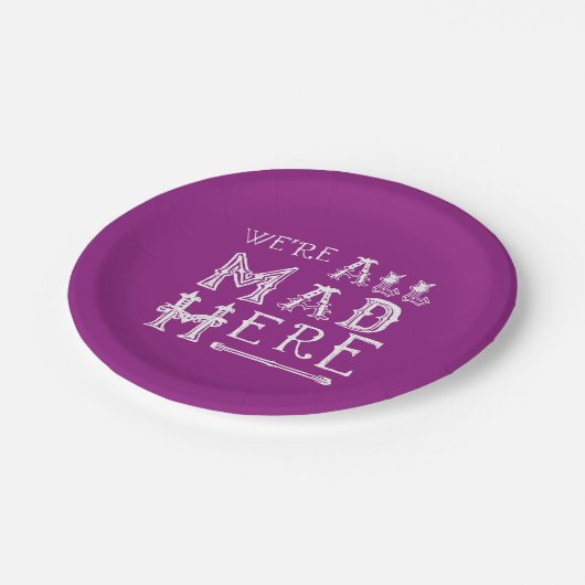 Alice in Wonderland papier Bord waren allemaal boo (Gekanteld)