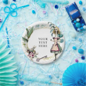 Alice in Wonderland Papieren Bordje (Feest)