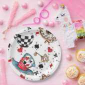 Alice in Wonderland Papieren Bordje (Feest)