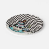  Alice in Wonderland Papieren Bordje (Gekanteld)